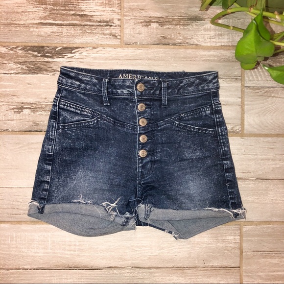 American Eagle Outfitters Pants - American eagle high waisted denim shorts Jean 00